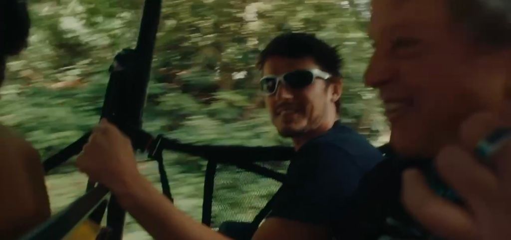 Riding through the forest
