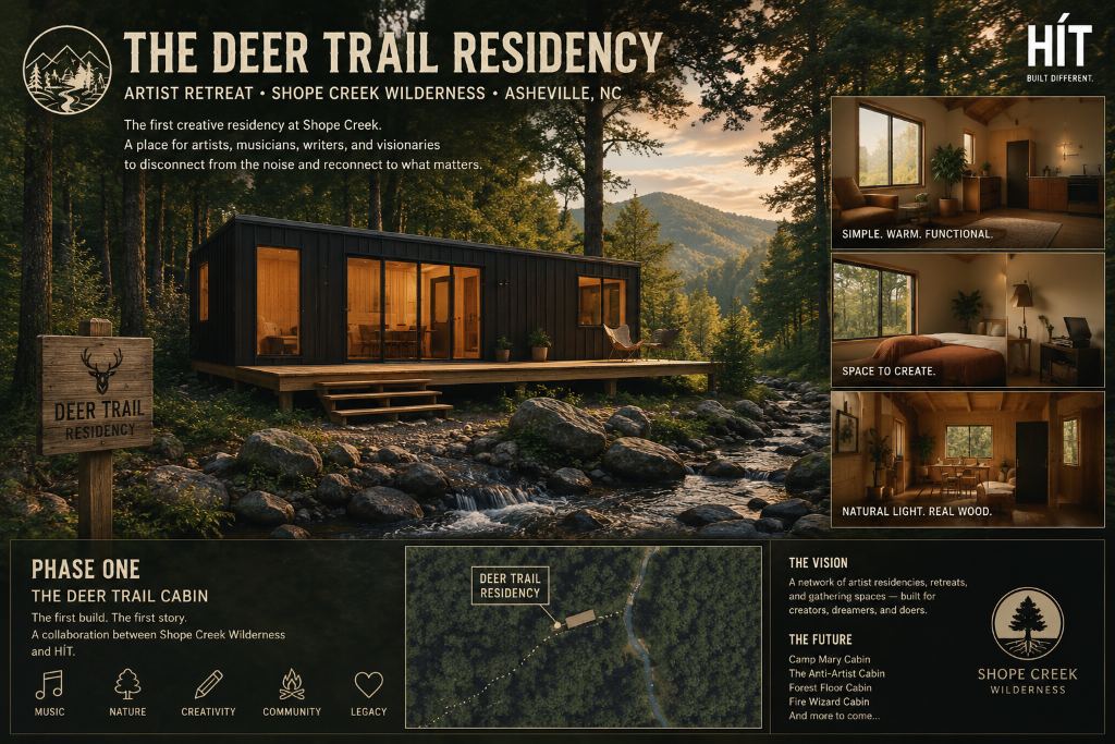 The Deer Trail Residency - Artist Retreat at Shope Creek Wilderness